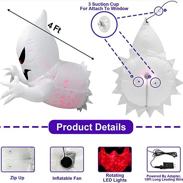 Halloween Window Hanging Inflatable Decoration
