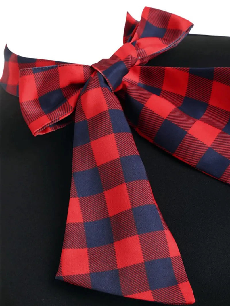 Plaid Vintage Style Dress