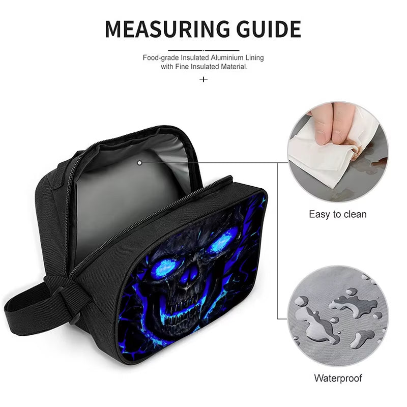 Three Piece Skull Bag Set