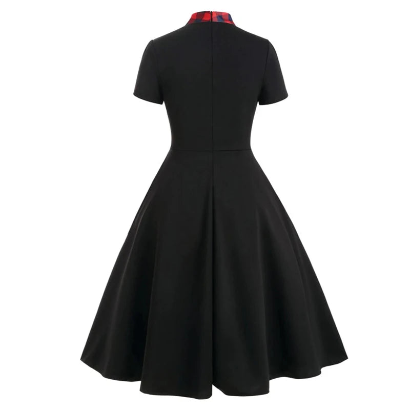 Plaid Vintage Style Dress