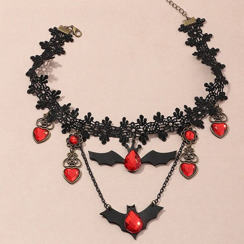 Bat Choker Necklace