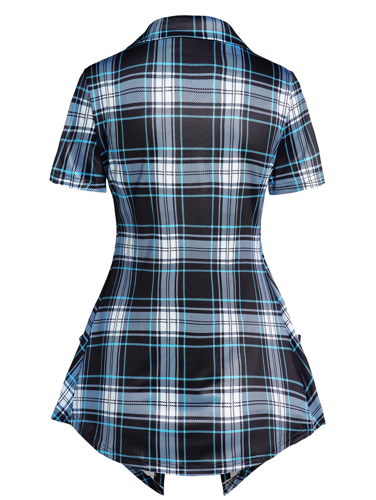 Criss-Cross Plaid Shirt