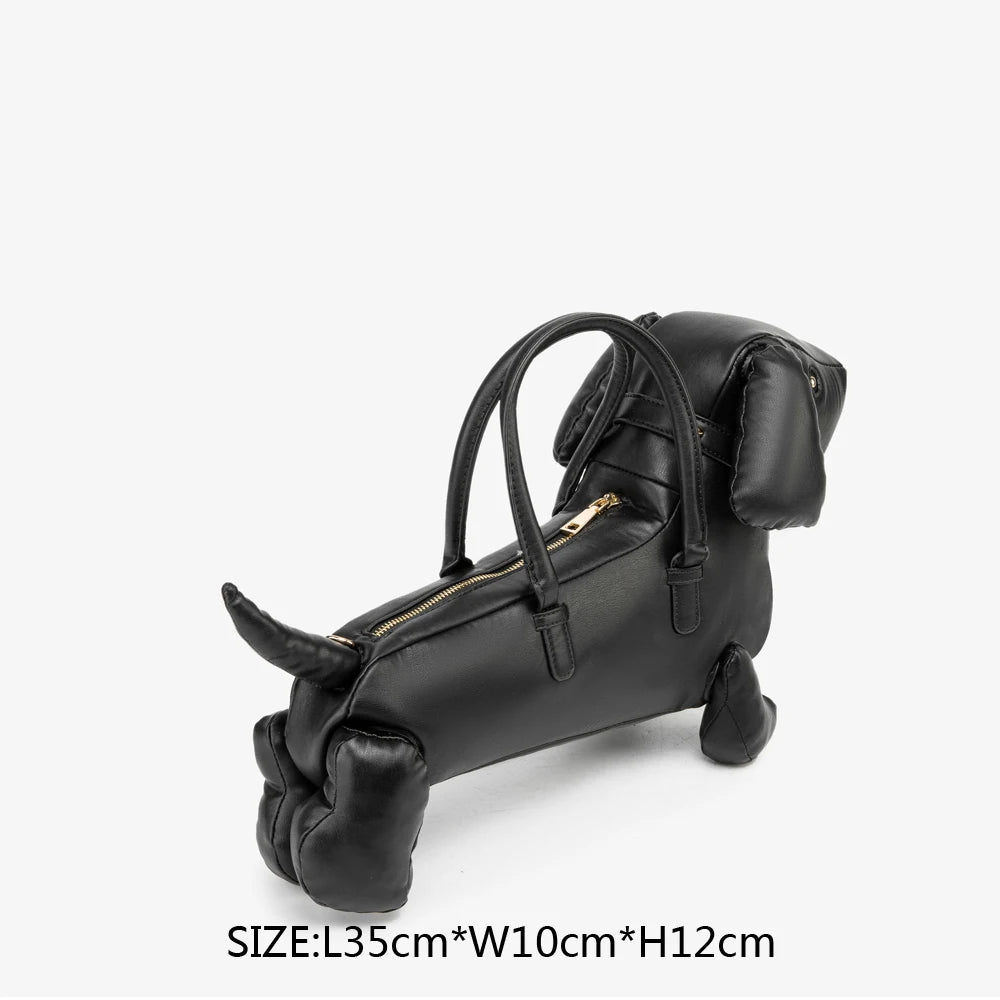 Dog Shaped Shoulder Handbag Purse