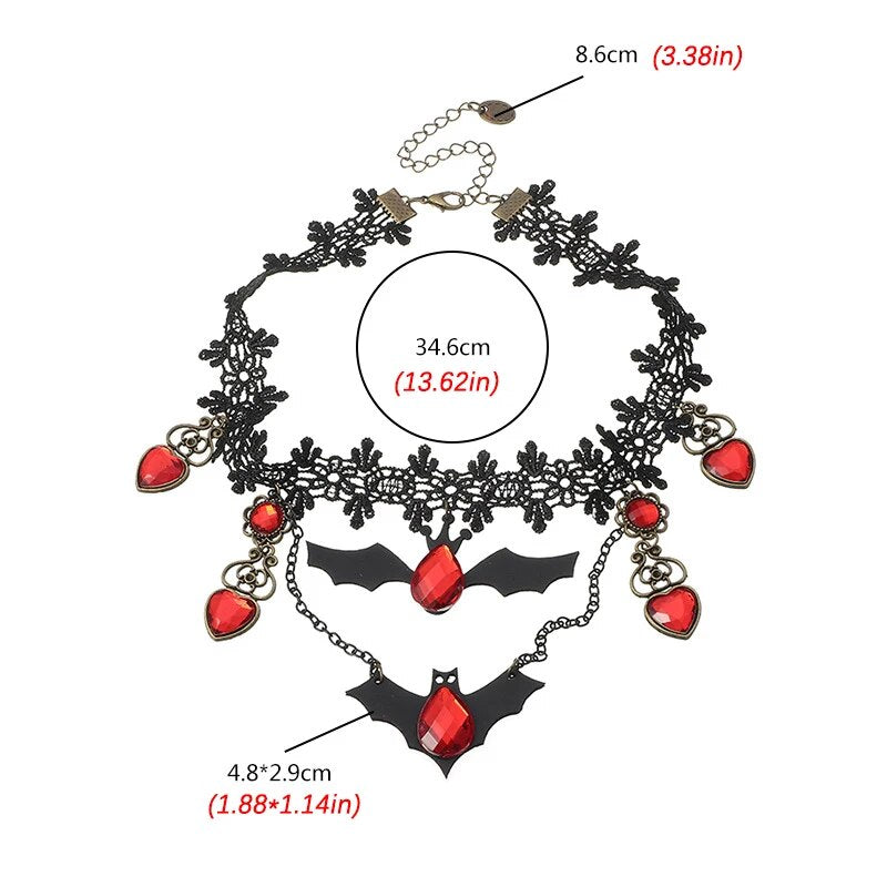 Bat Choker Necklace
