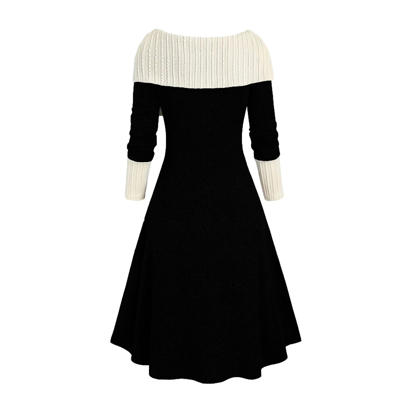 Knitted Lace Up Dress