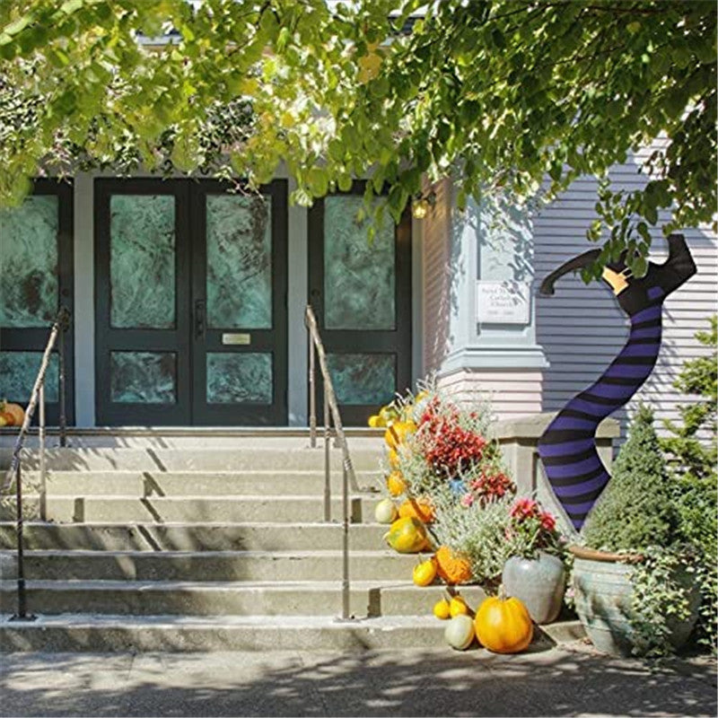 Halloween Witch Legs Prop