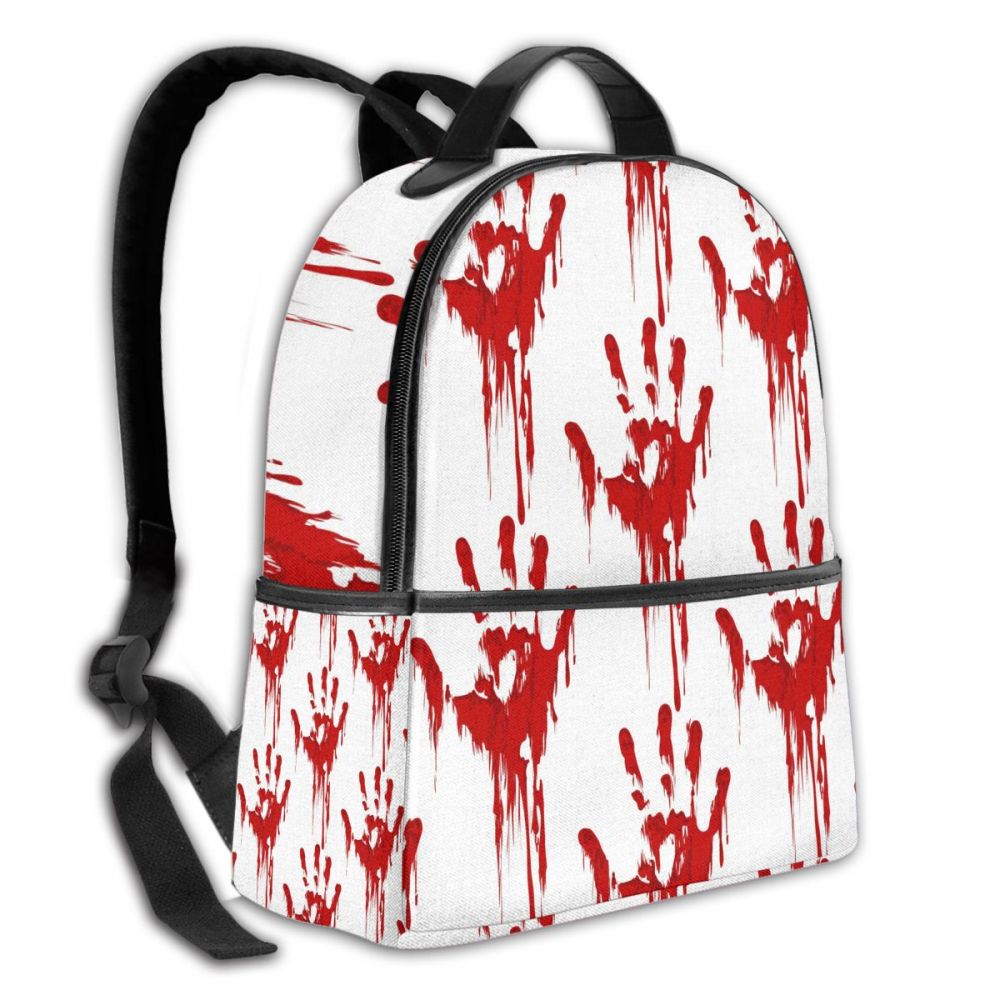 Bloody Hand Horror Backpack Bag