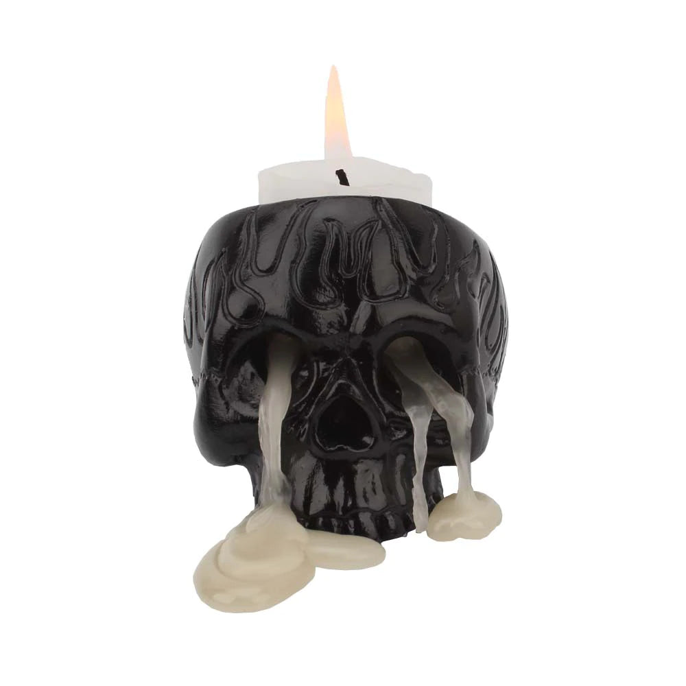 Skull Candle Holder