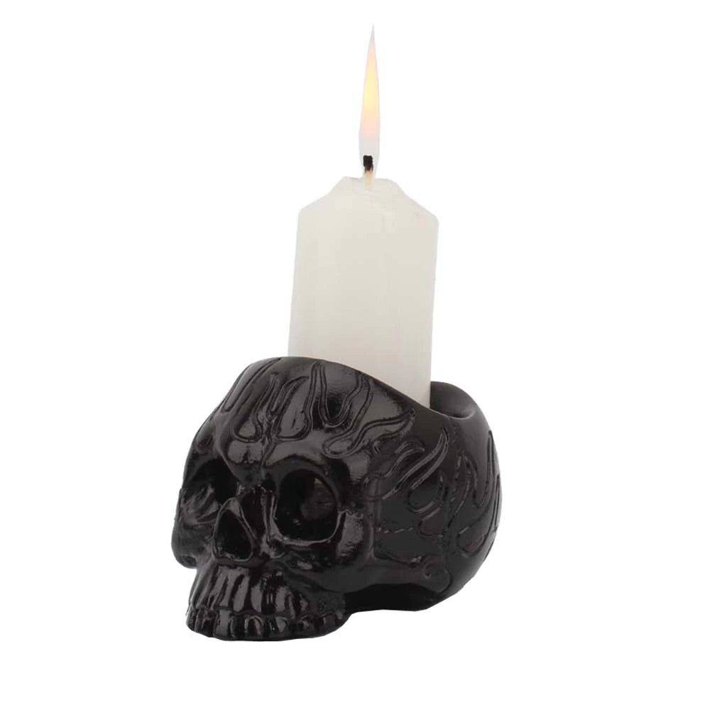 Skull Candle Holder
