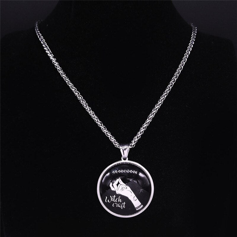 Witch Craft Stainless Steel Necklace