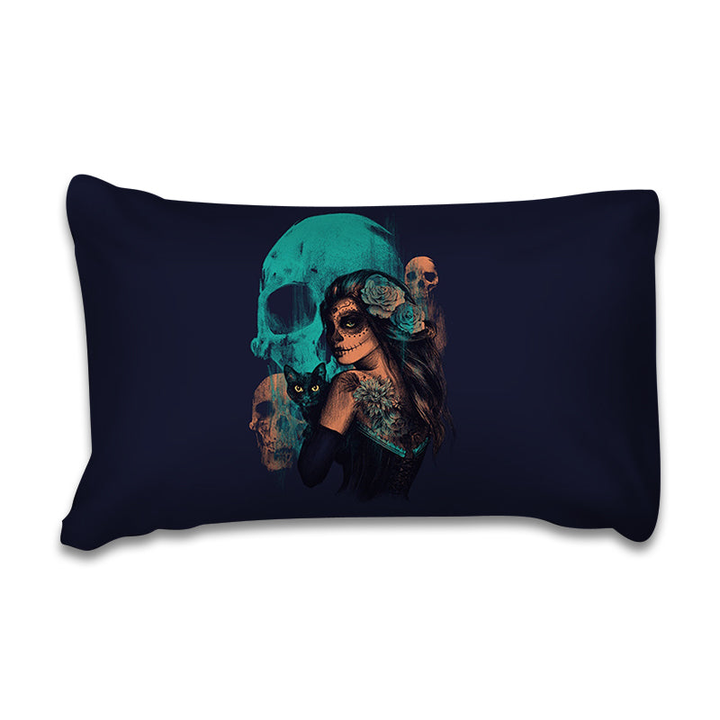 Skull And Beauty Duvet Cover 3pc Bedding Set