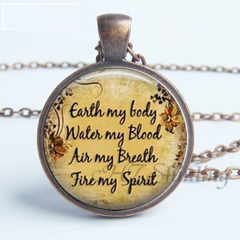 Earth Pendant Necklace