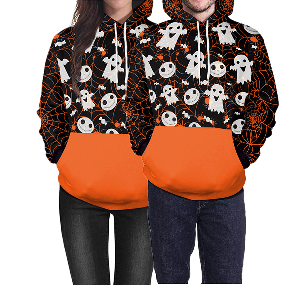 Halloween Hooded Pocket Sweatshirt