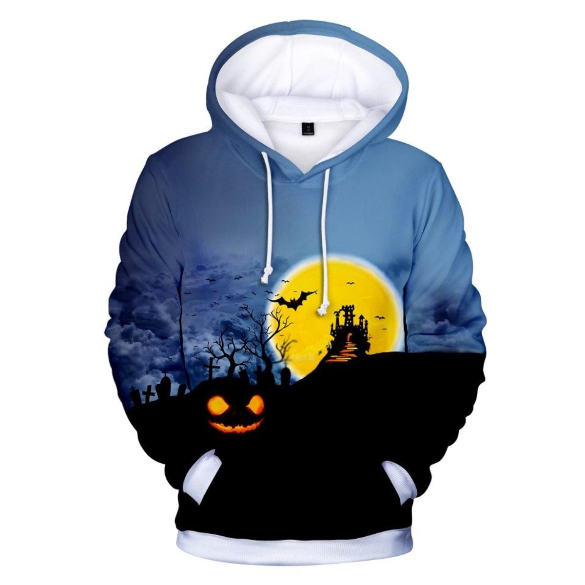 Midnight Castle 3D Hooded Sweatshirt