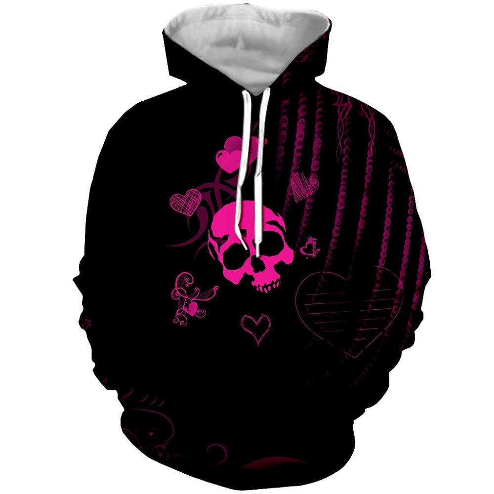 Skull Love Hooded Sweatshirt