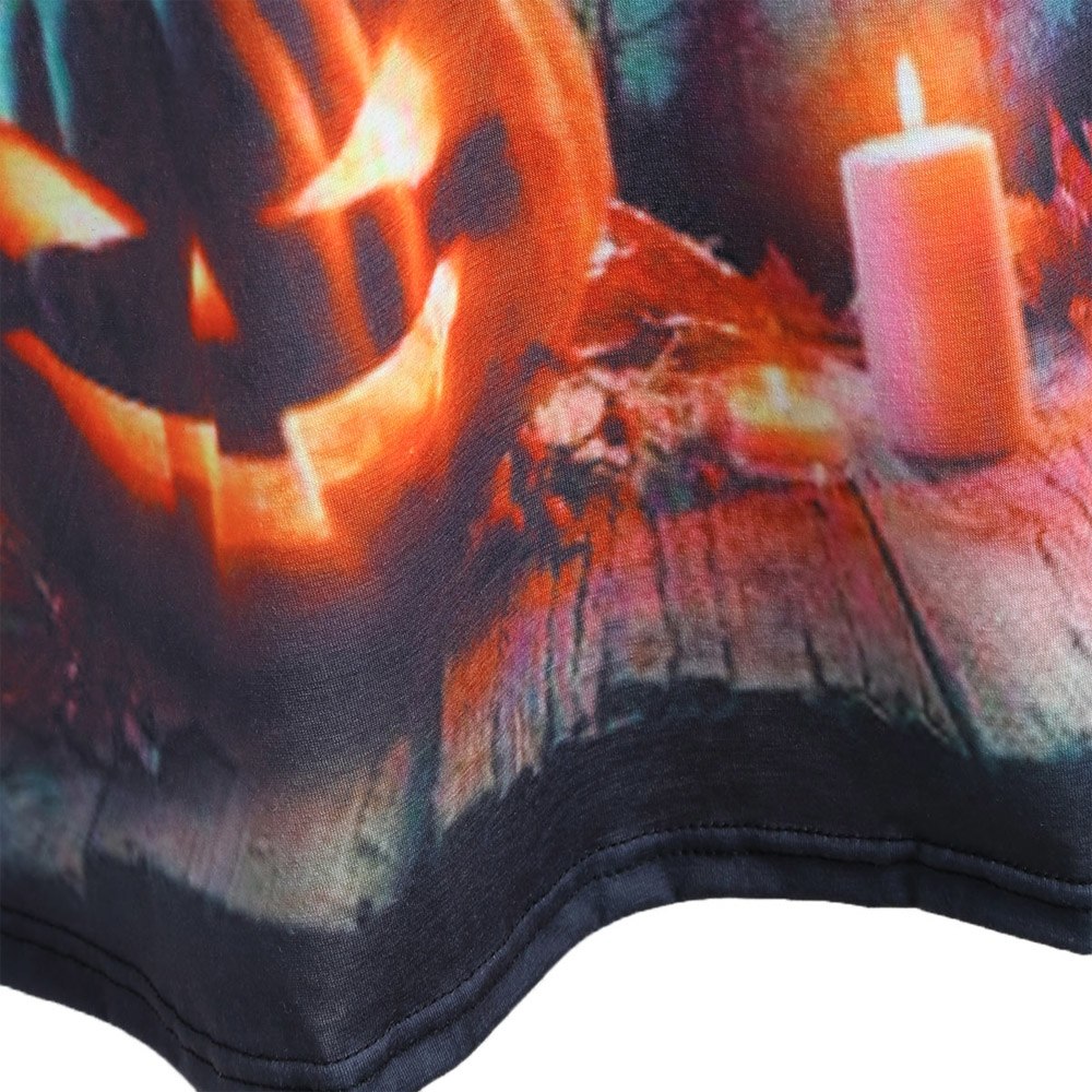 Halloween Night Lace Panel Shirt