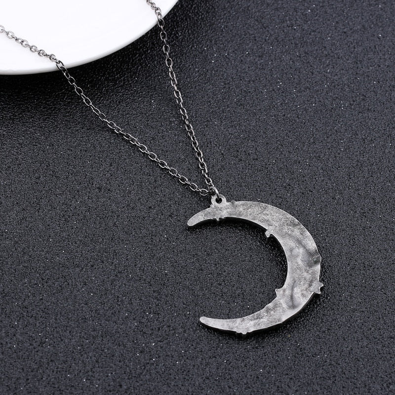 Steampunk Moon Necklace