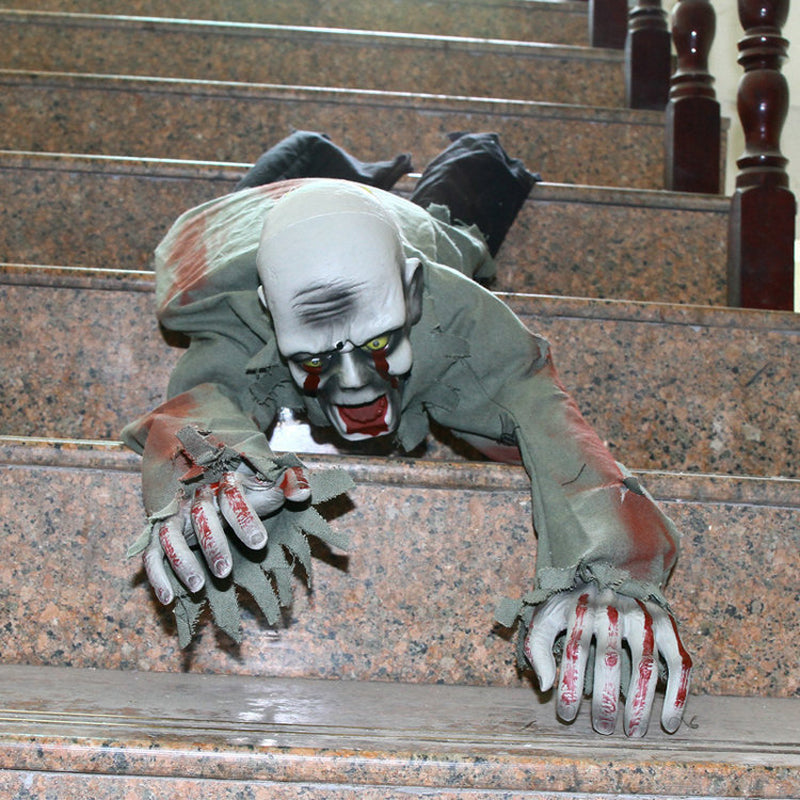 Halloween Horror Crawling Electric Glow Eyes Prop
