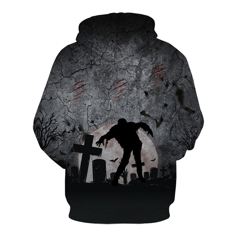 Midnight Zombie Halloween Hoodie