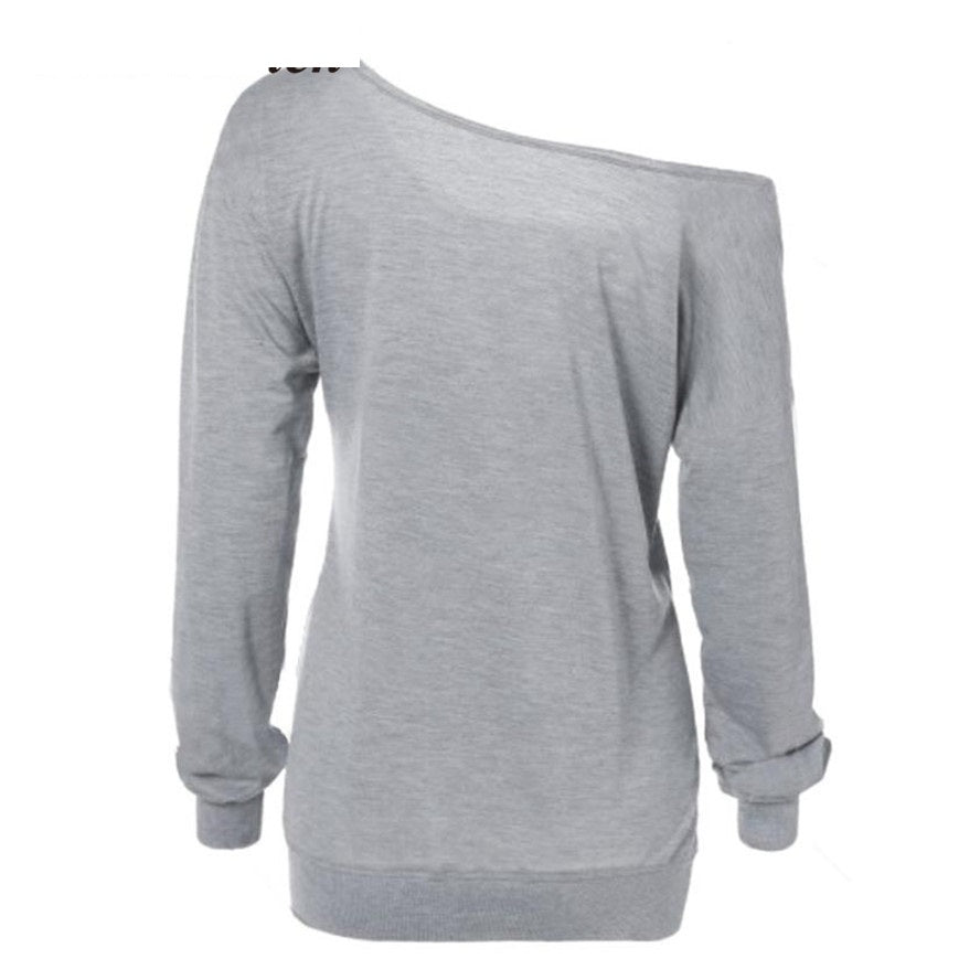 Pumpkin Print Long Sleeve Sweatshirt