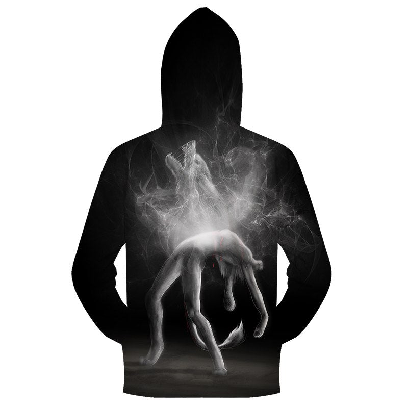 Bittersweet spell by KhaliaArt Zipper 3D Sweatshirt