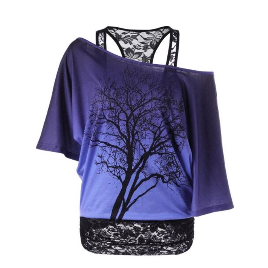 Rosetic Double Layered Tee Top
