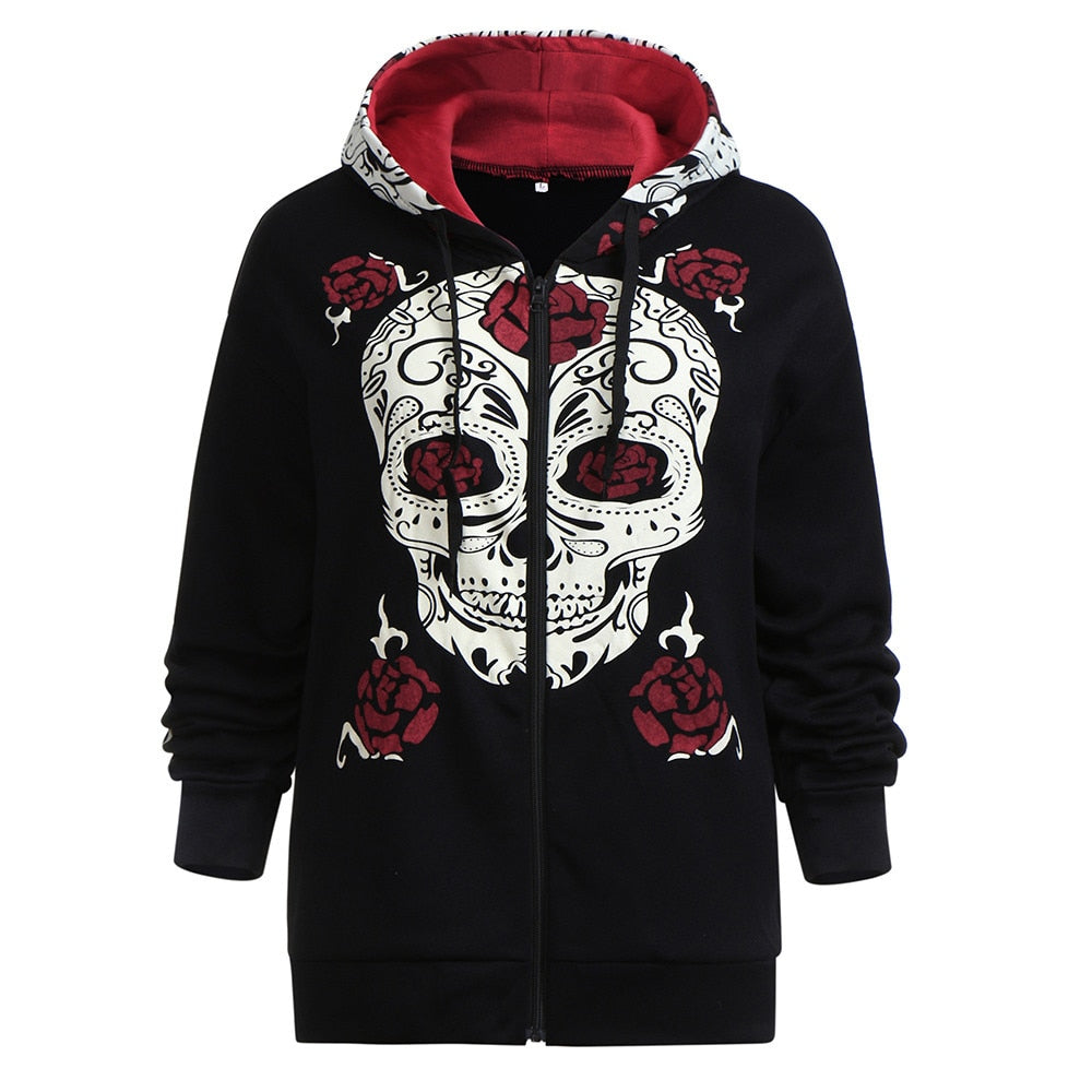 Sugar Skull Hooded Sweatshirt