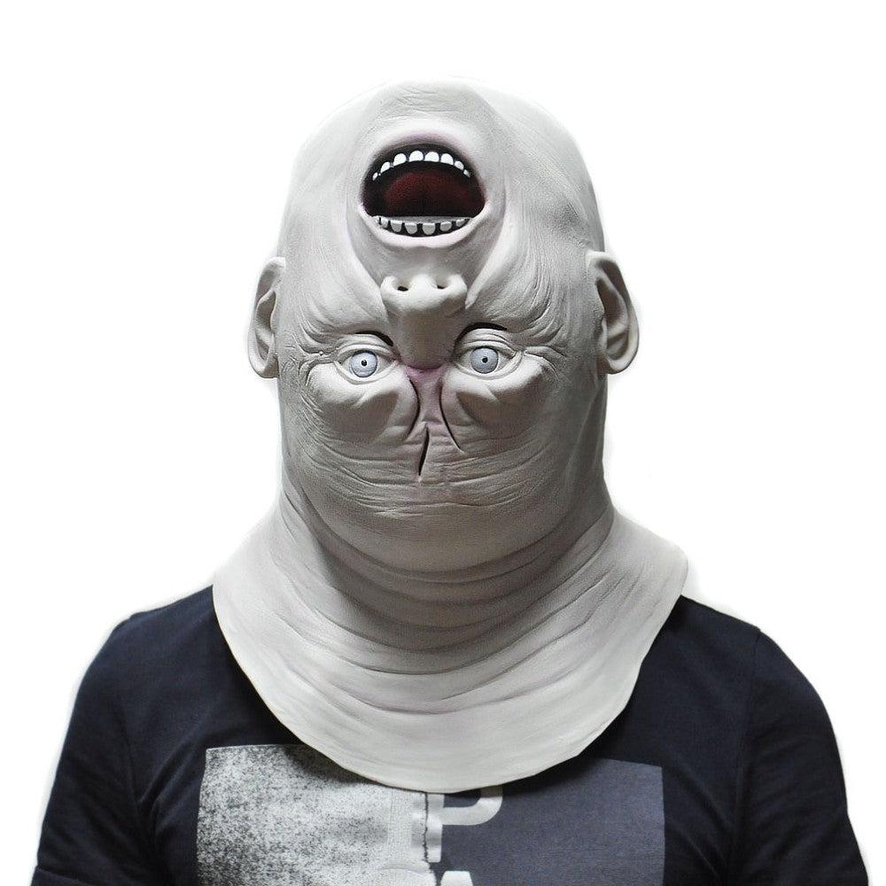 Creepy Halloween Upside-Down Head Mask