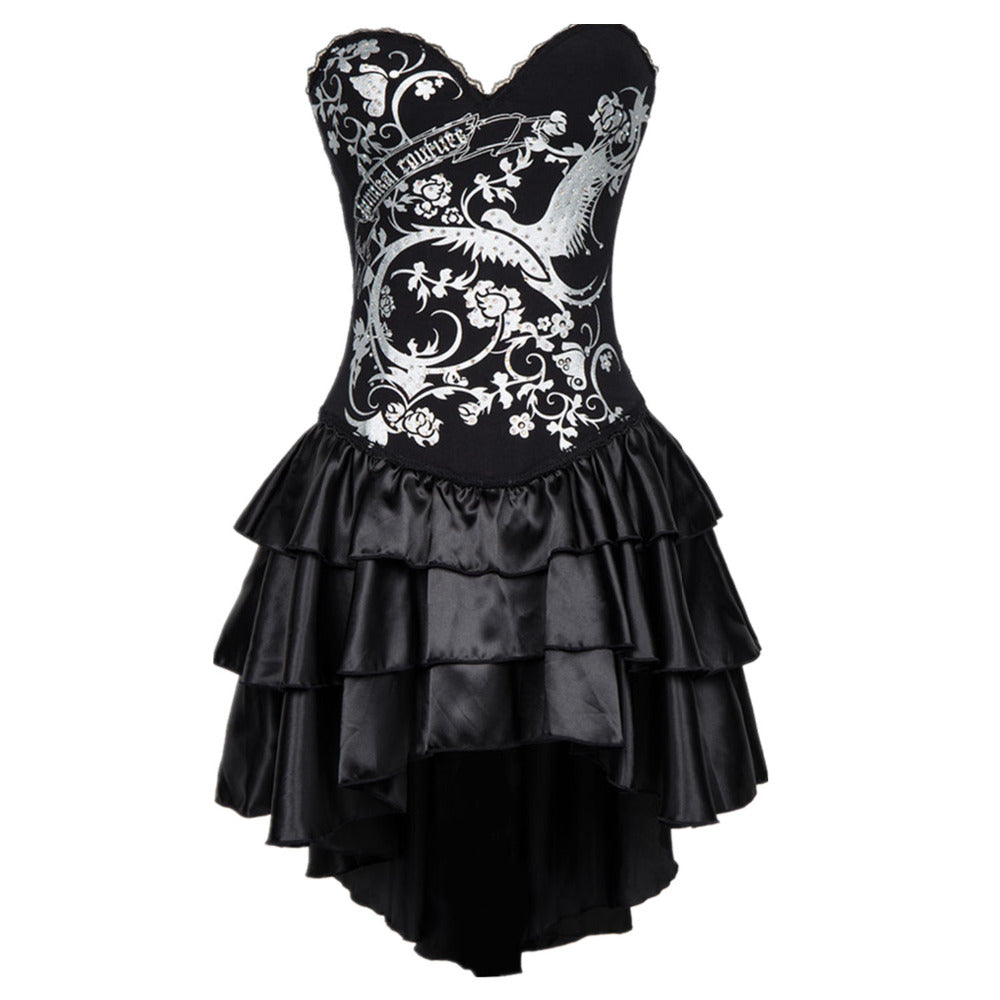 Gothic Burlesque Corset Dress