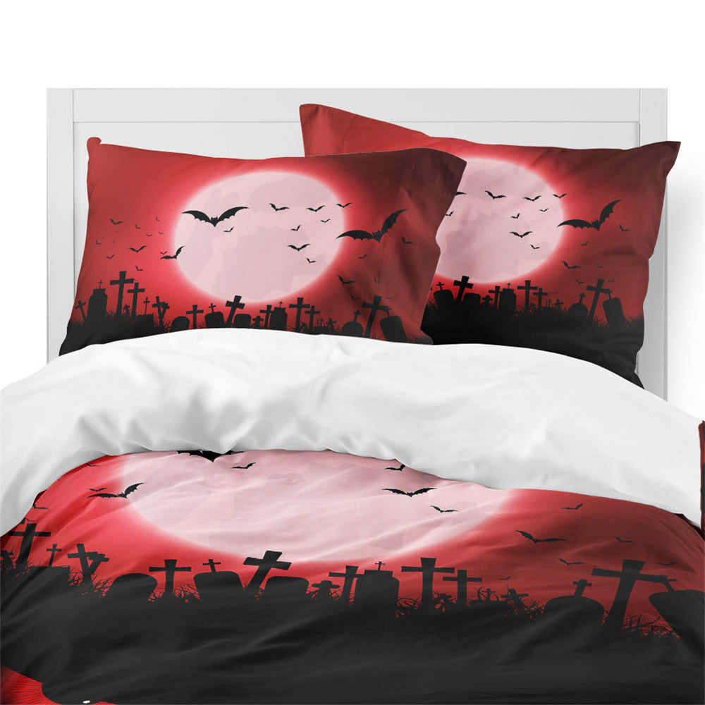 The Creepy Cat 3PC Duvet Bedding Set