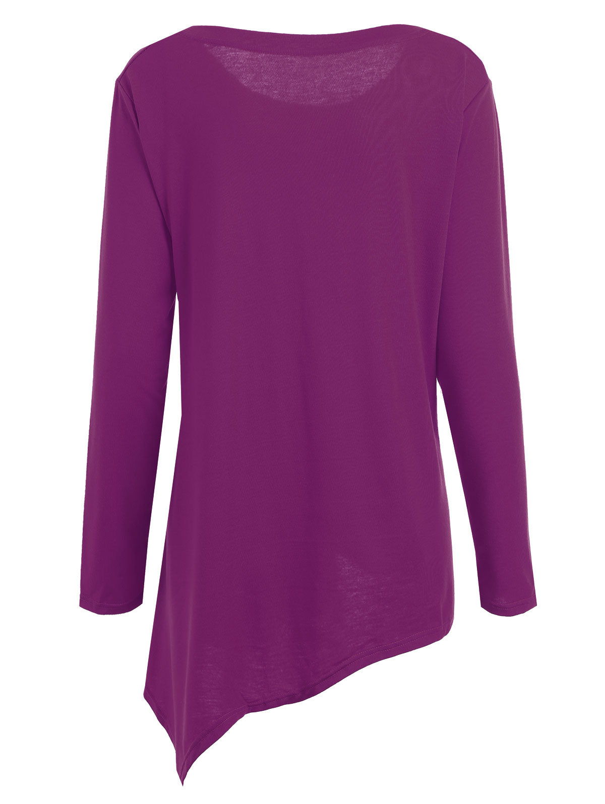 Happy Halloween Long Asymmetric T-shirt