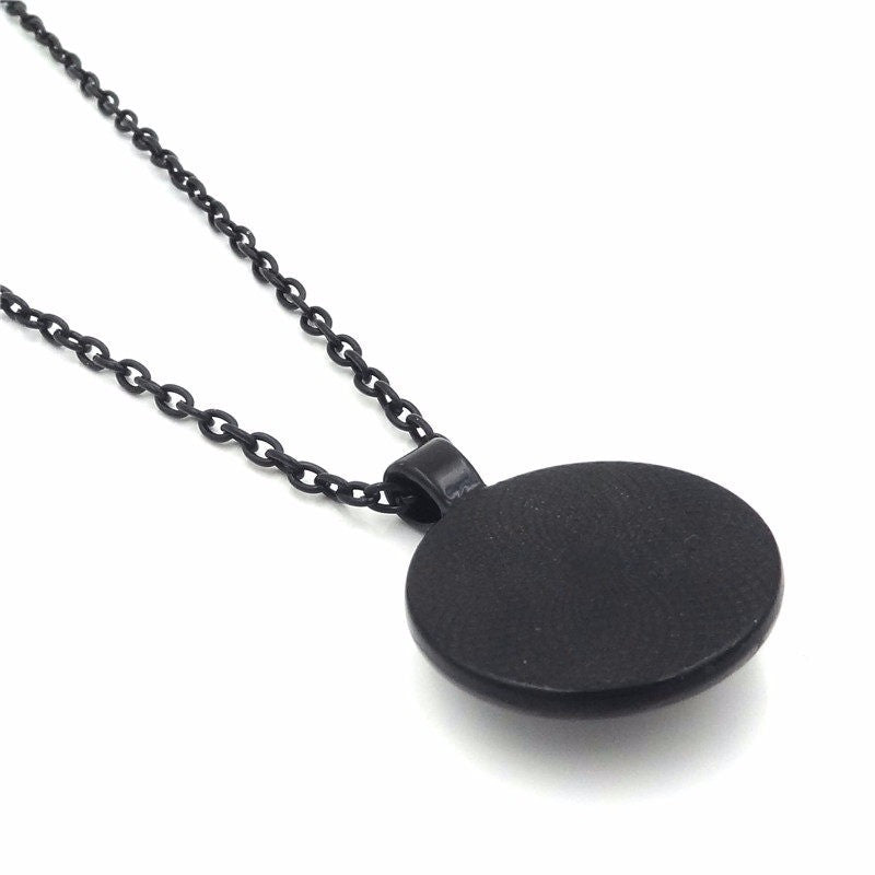 Halloween Pumpkin 25mm Pendant Necklace