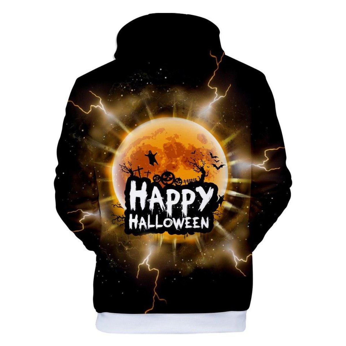 The Happy Halloween 3D Hooded Sweatshirt
