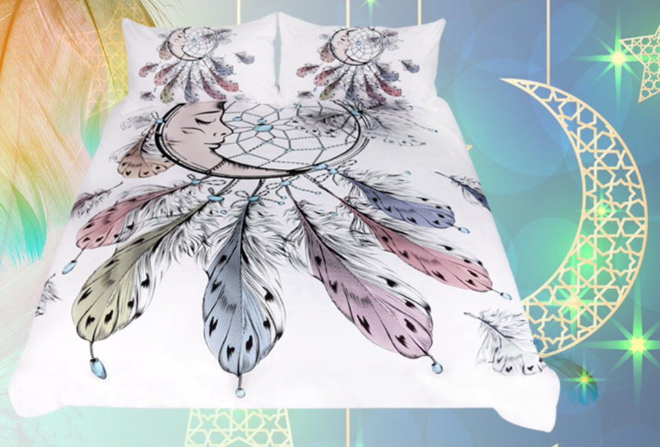 3pc Moon Dreamcatcher Bedding Set