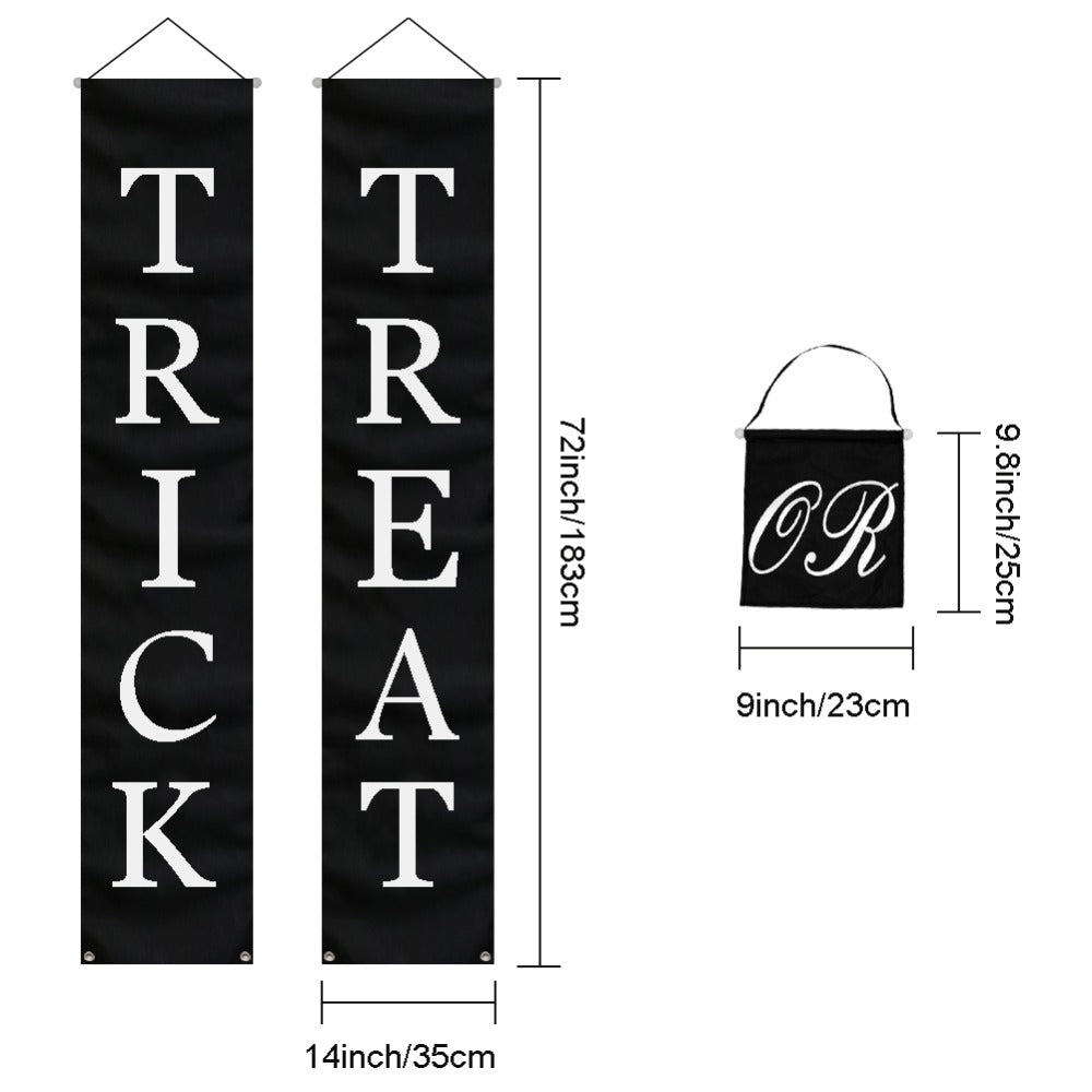 Trick Or Treat Banner Sign