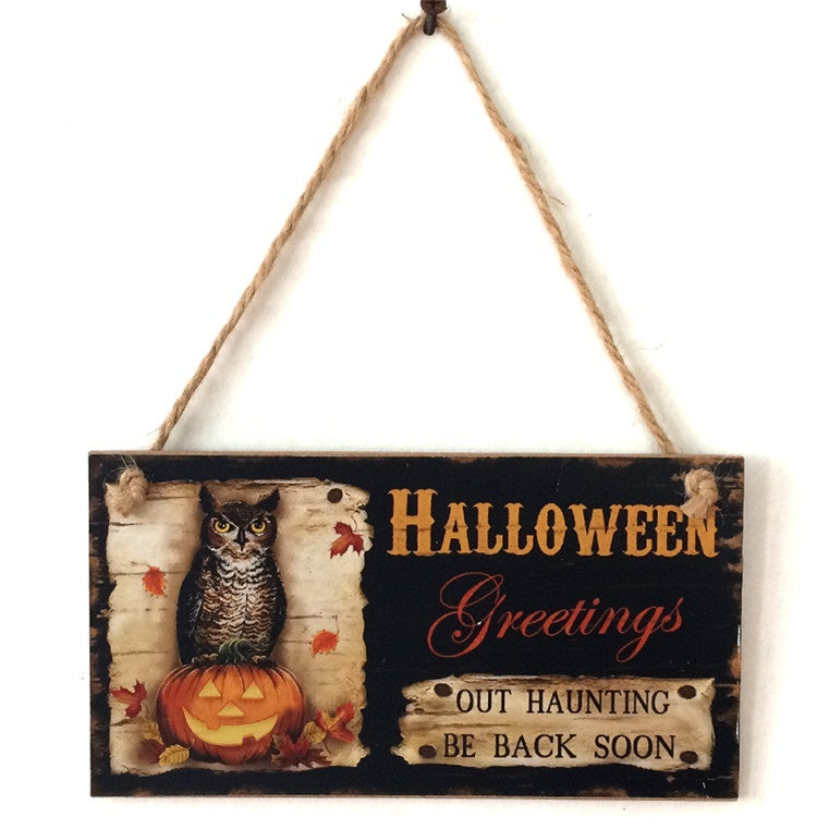 Halloween Decorative Door Signs