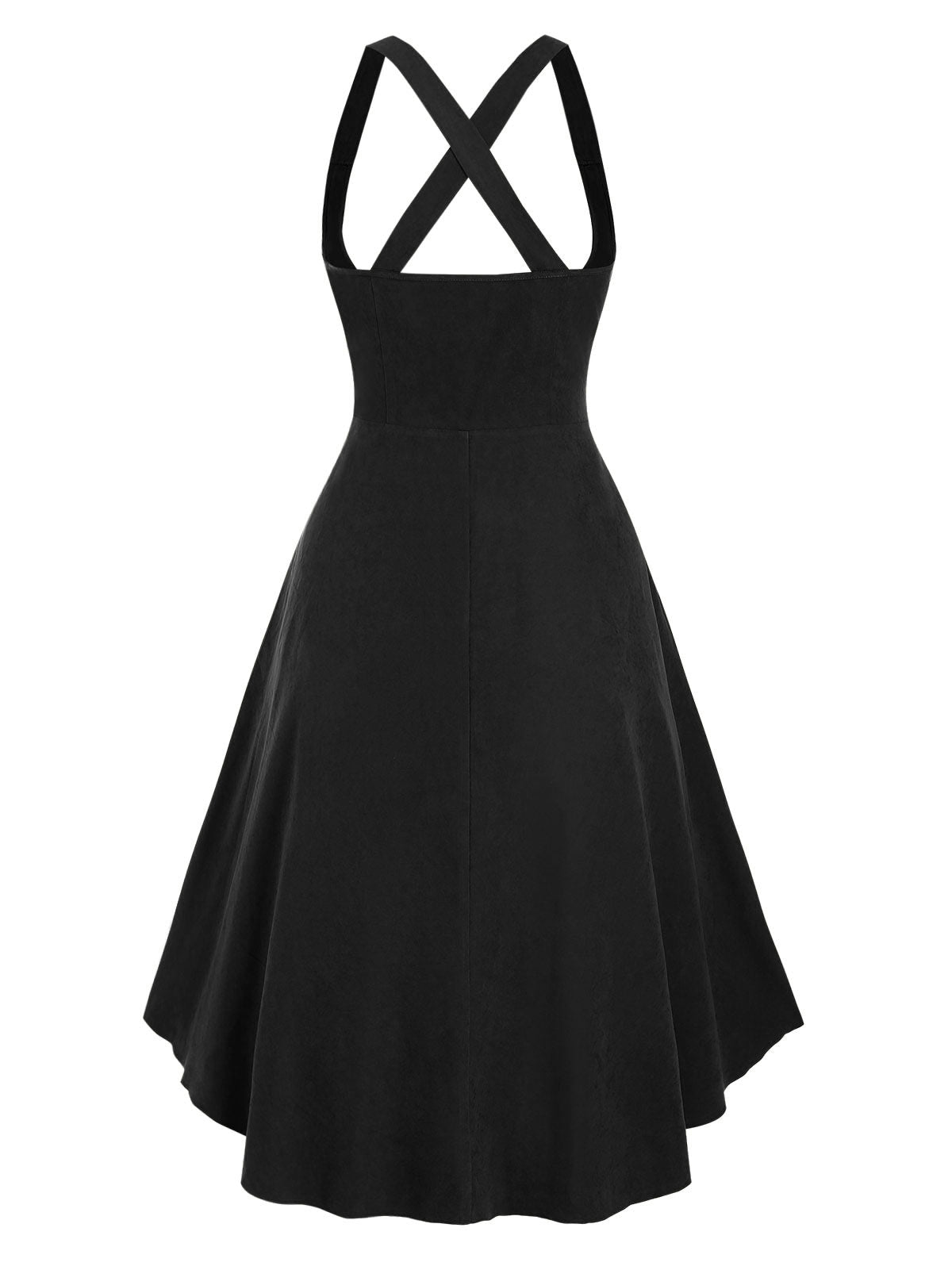 Gothic Style Suspender Skirt Mini Dress