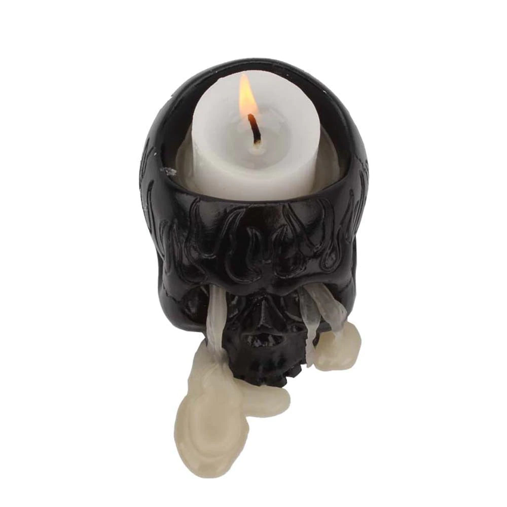 Skull Candle Holder