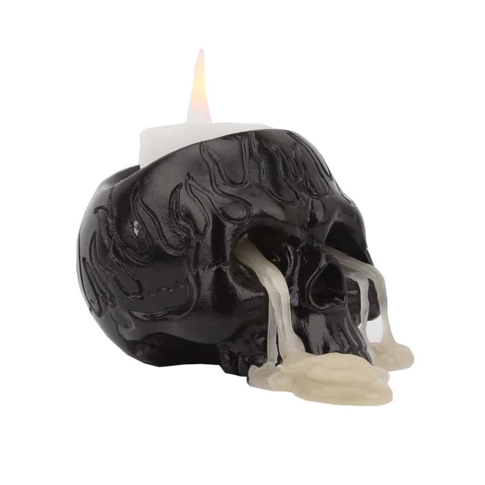 Skull Candle Holder
