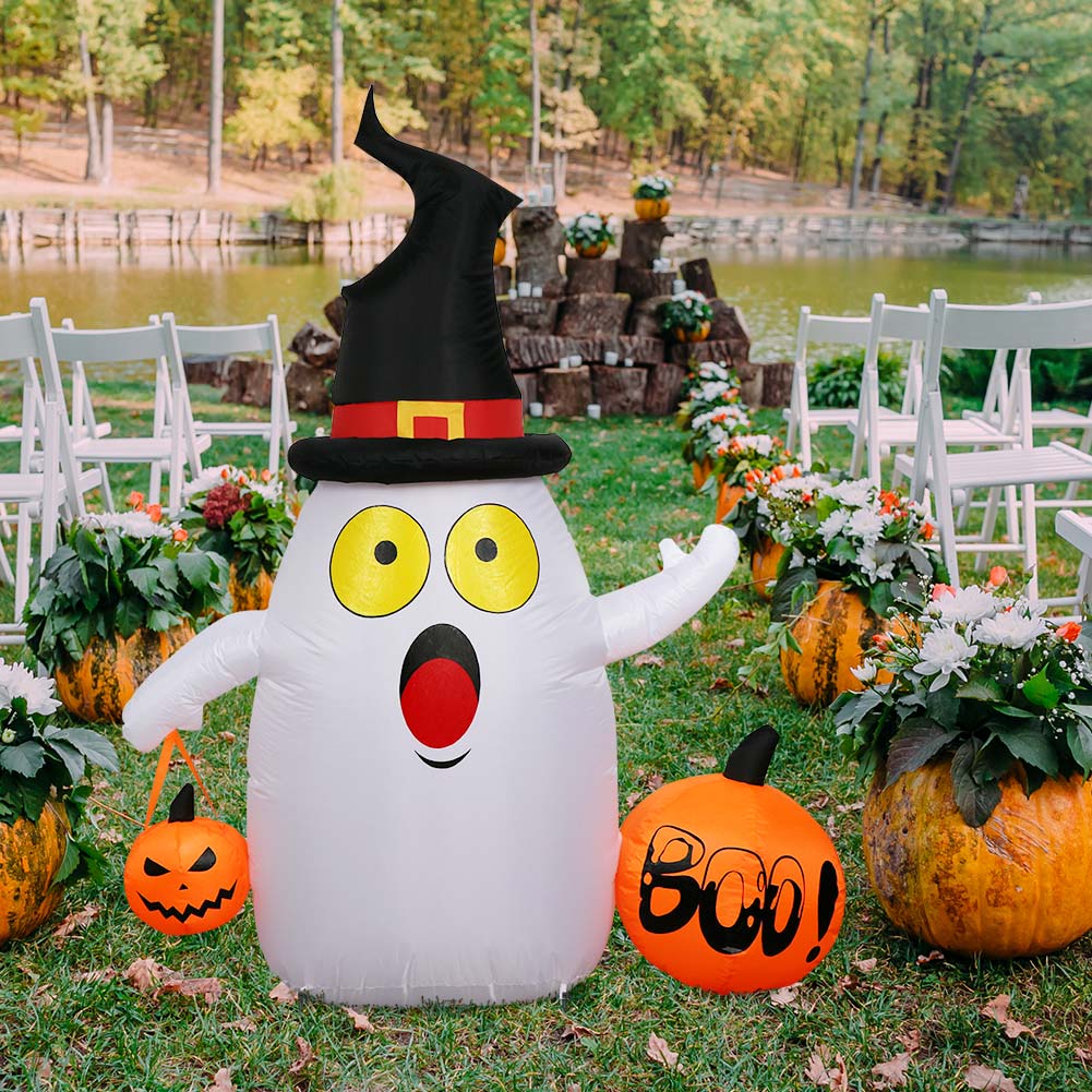 5ft Tall Halloween Inflatable Ghost