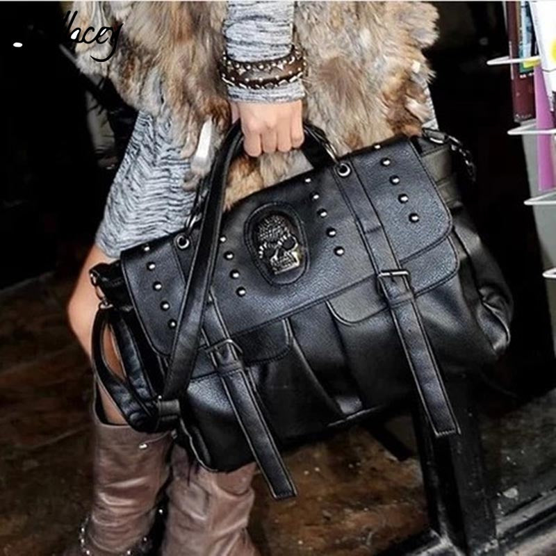 Women's Cross Body Skull Messenger Bag