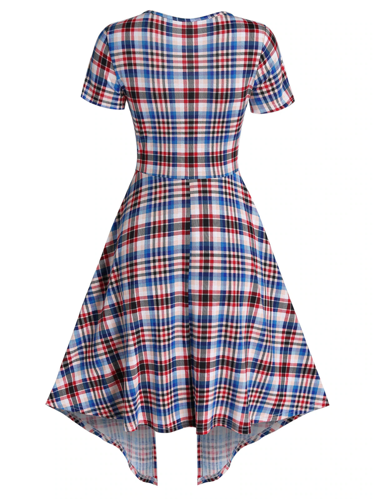 Plaid Gothic Style Dress