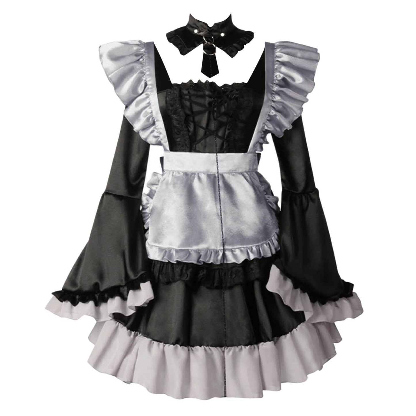 Maid Apron Gothic Style Costume Dress