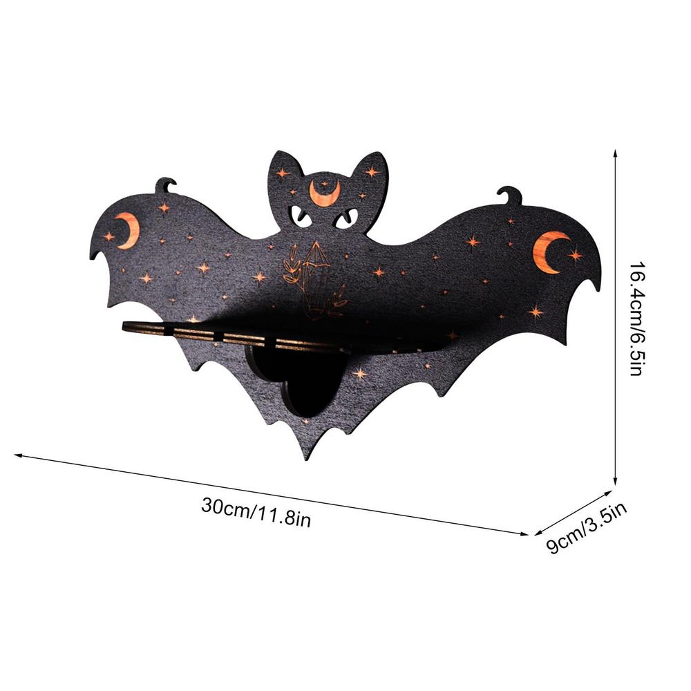 Bat Crystal and Candle Holder