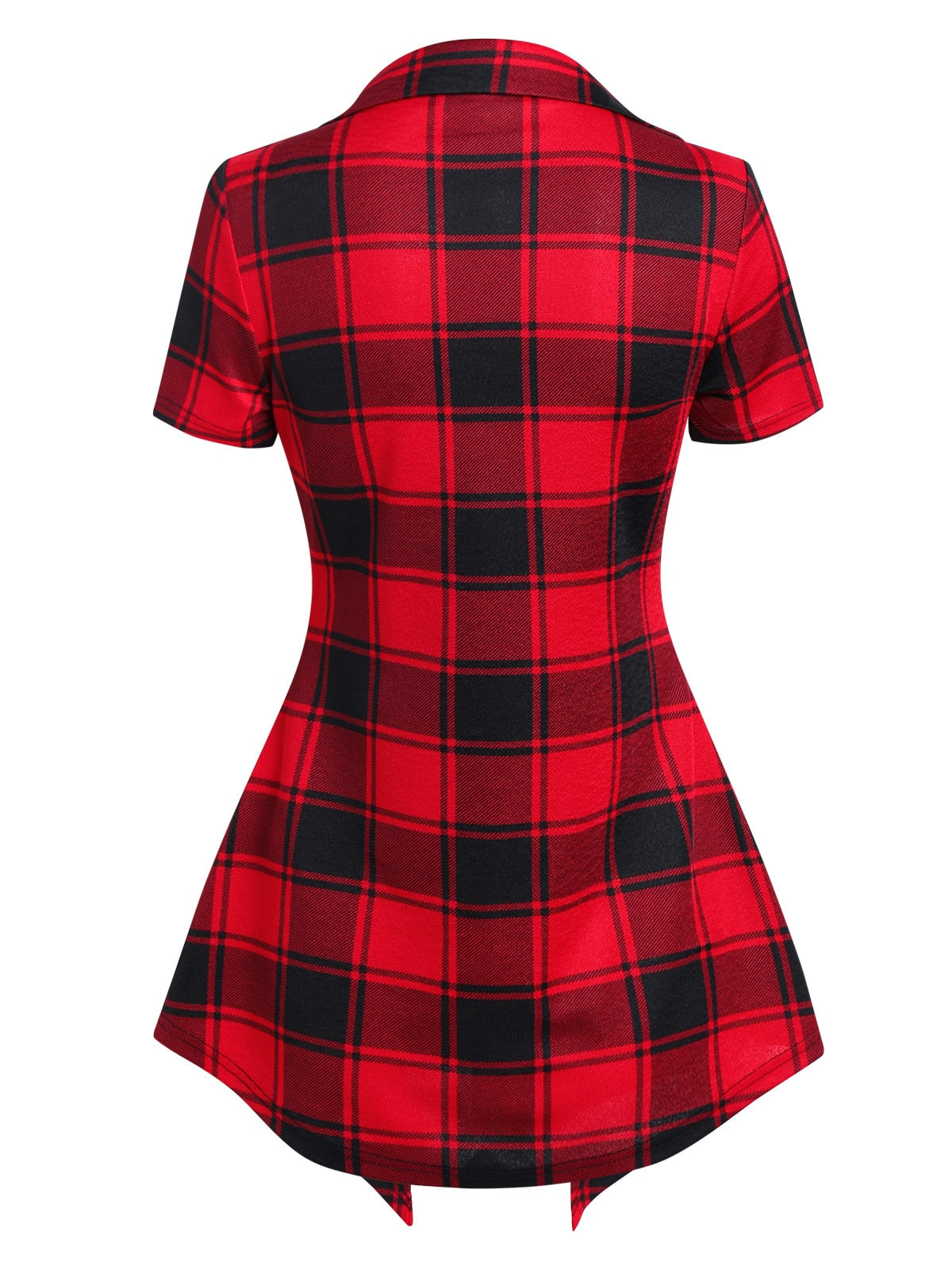 Criss-Cross Plaid Shirt