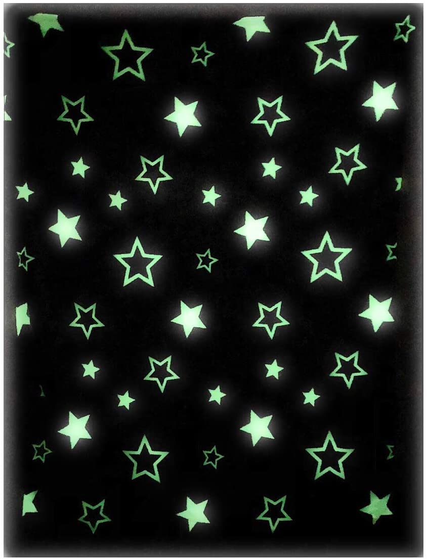 3D Glow in the Dark Stars Throw Blanket