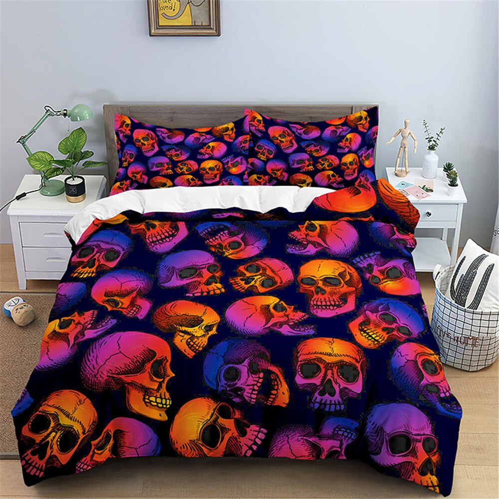 3D Printed Skulls Bedding