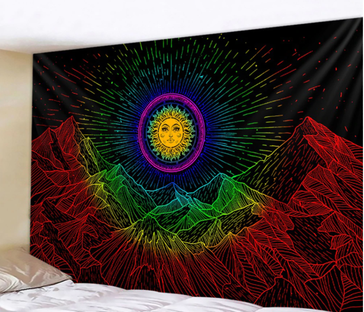 Sun & Moon Wall Hanging Tapestry