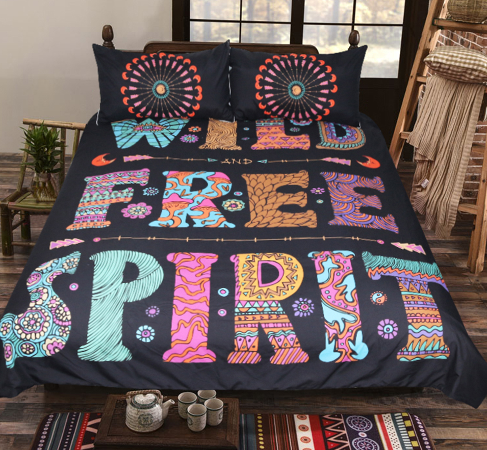 The Wild Free Spirit Bohemian Bedding Set