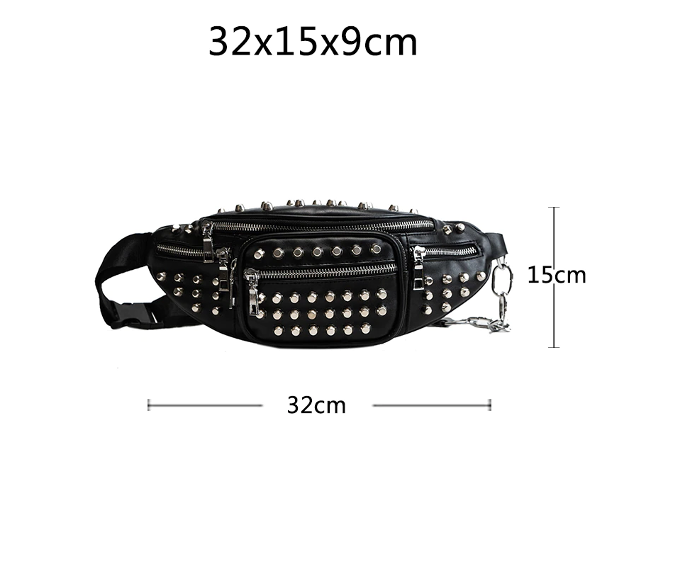 Rivets Waist Pack